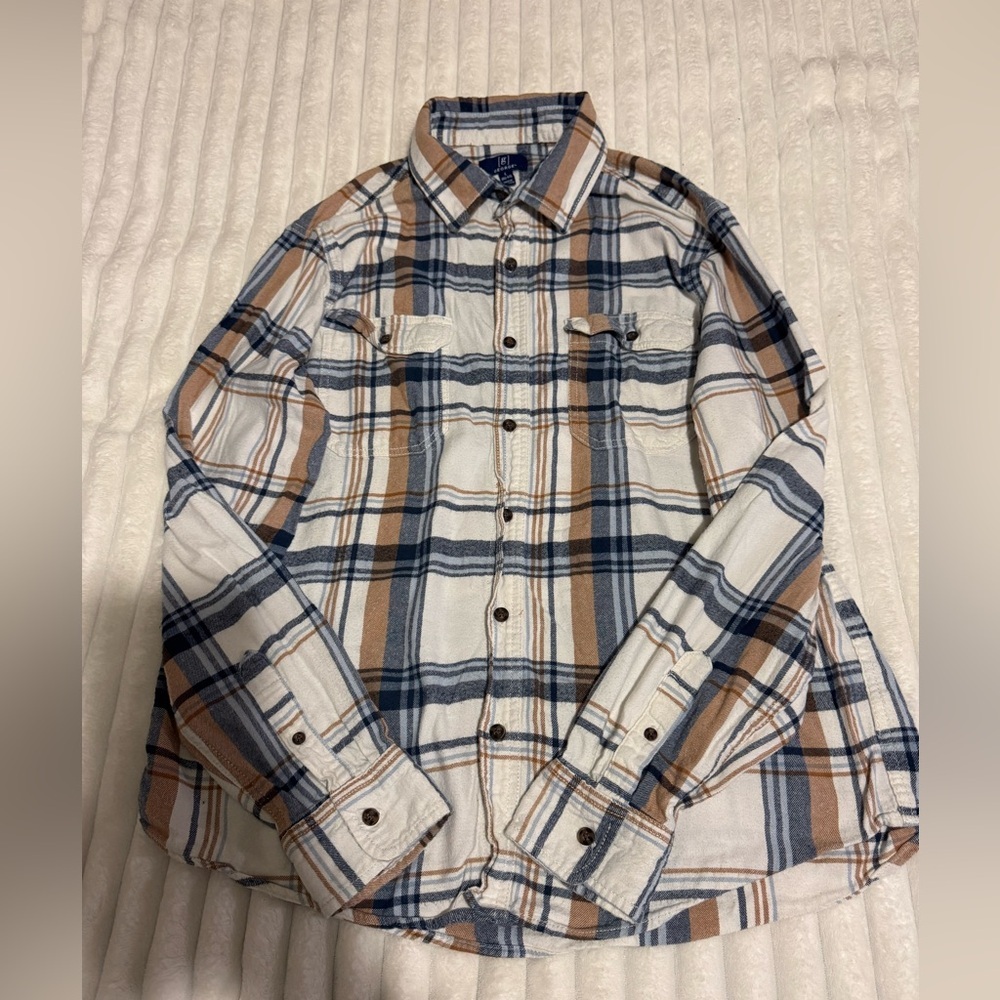 George Multicolor Plaid Shirt Size‎ Large